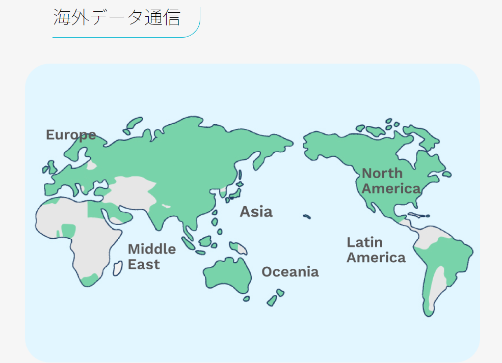 ahamoは海外でそのまま使える！