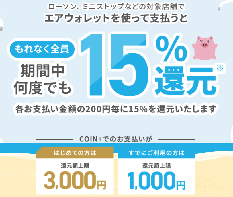 追加で3,000円のキャンペーン詳細
